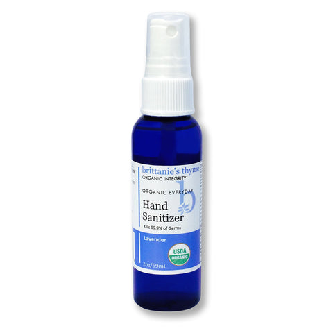 Organic Hand Sanitizer Lavender - by Brittanies Thyme (2 oz)  (USDA Organic) SOLD OUT!